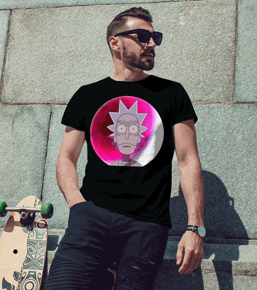 Samurai Rick Anime Crossover Style Expression T-Shirt