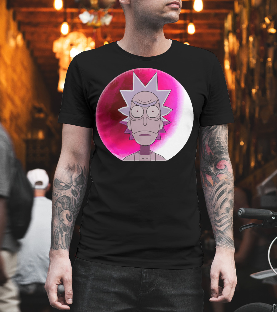 Samurai Rick Anime Crossover Style Expression T-Shirt