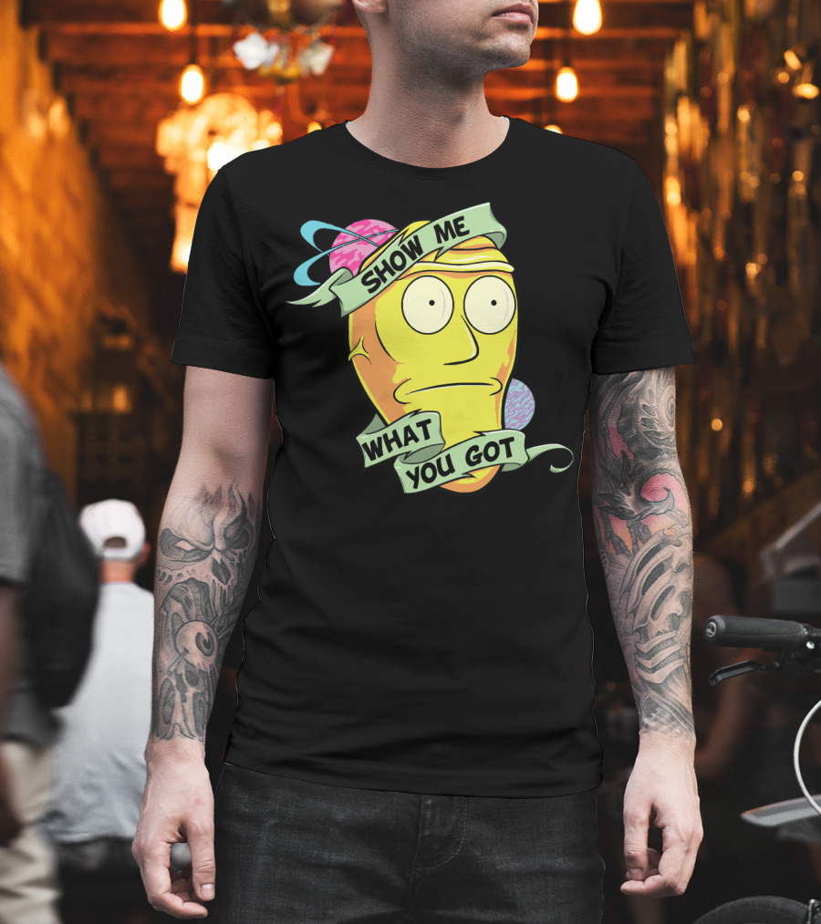 Show Me What You Got Head With Planets T-Shirt