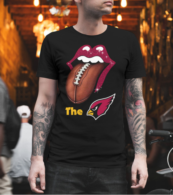 The Cardinals Football Tongue T-Shirt The Cardinals Football Tongue T-Shirt