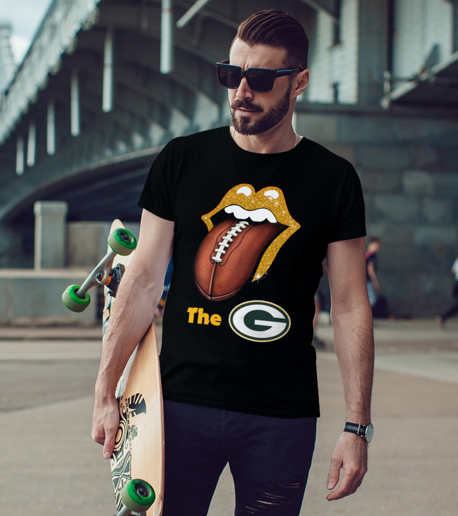 The Smile Packers Football Glitter T-Shirt