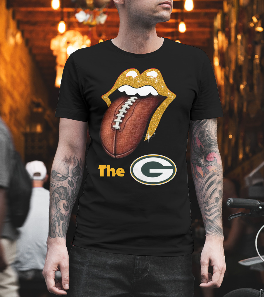The Smile Packers Football Glitter T-Shirt