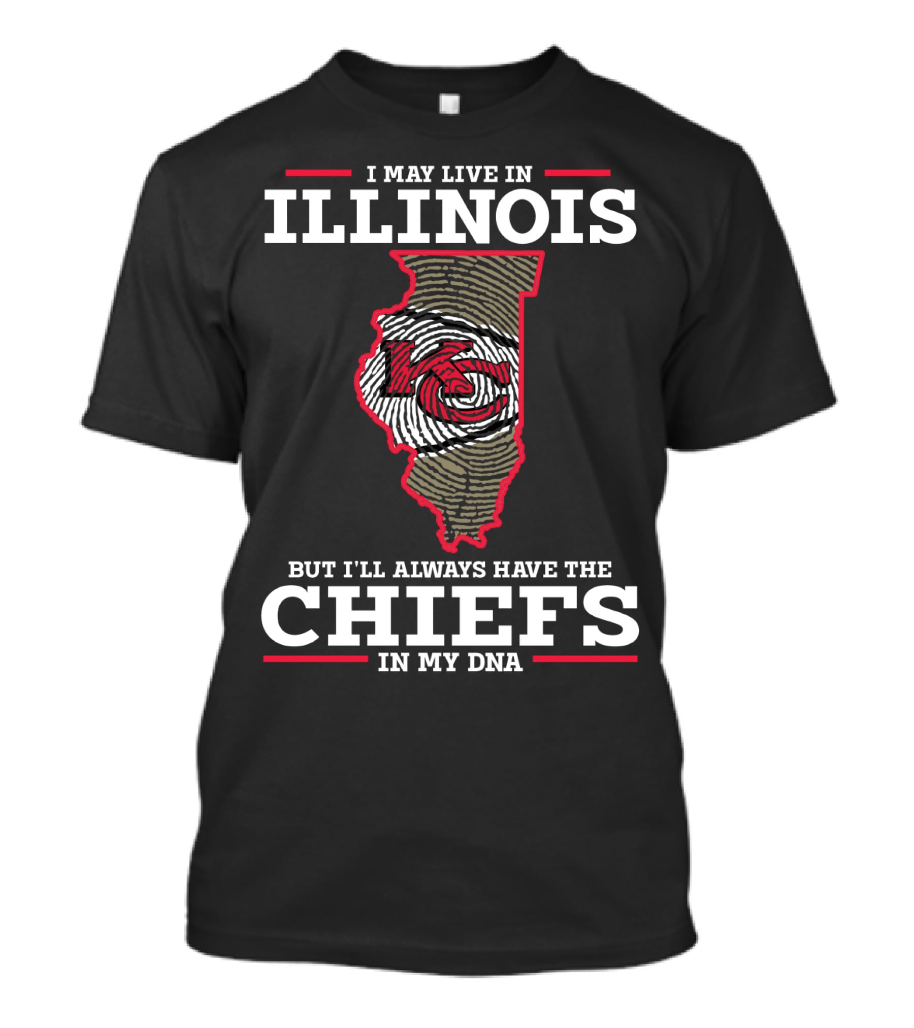 ILLINOIS CHIEFS IN MY DNA T-Shirt