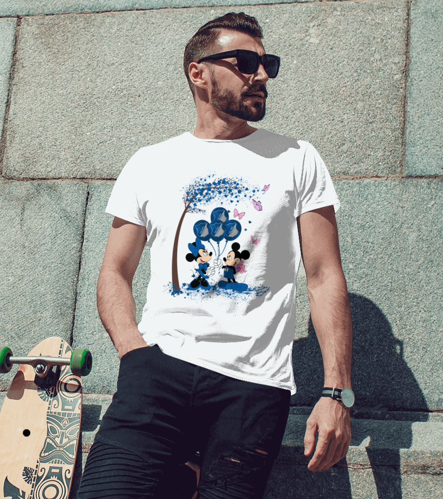 DH 29 Bundesliga TSG 1899 Hoffenheim Mickey And Minnie Balloons T-Shirt