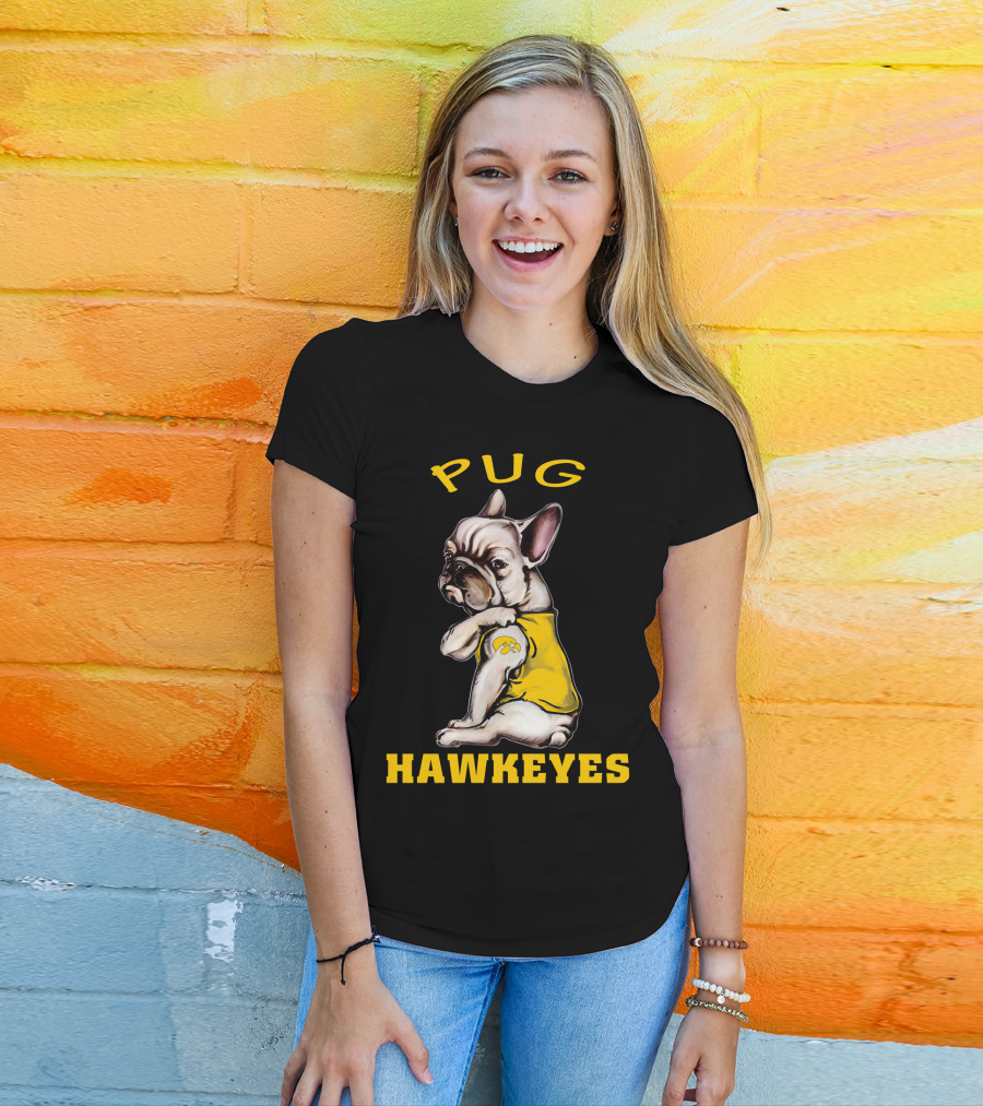 Pug Hawkeyes T-Shirt