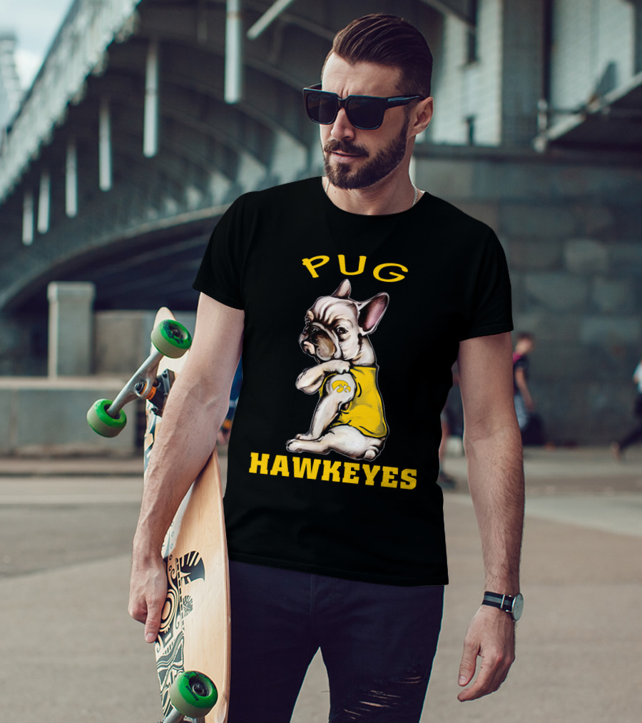 Pug Hawkeyes T-Shirt