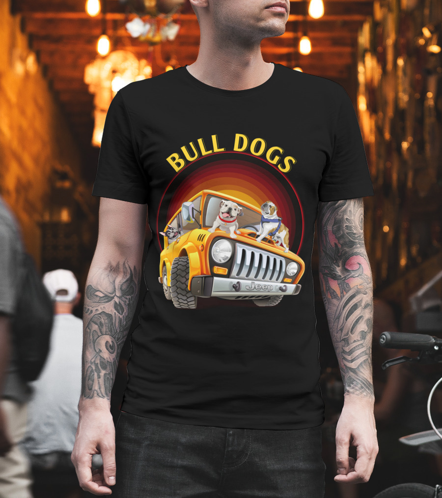 Bull Dogs Jeep Adventure Car 51 Dh T-Shirt