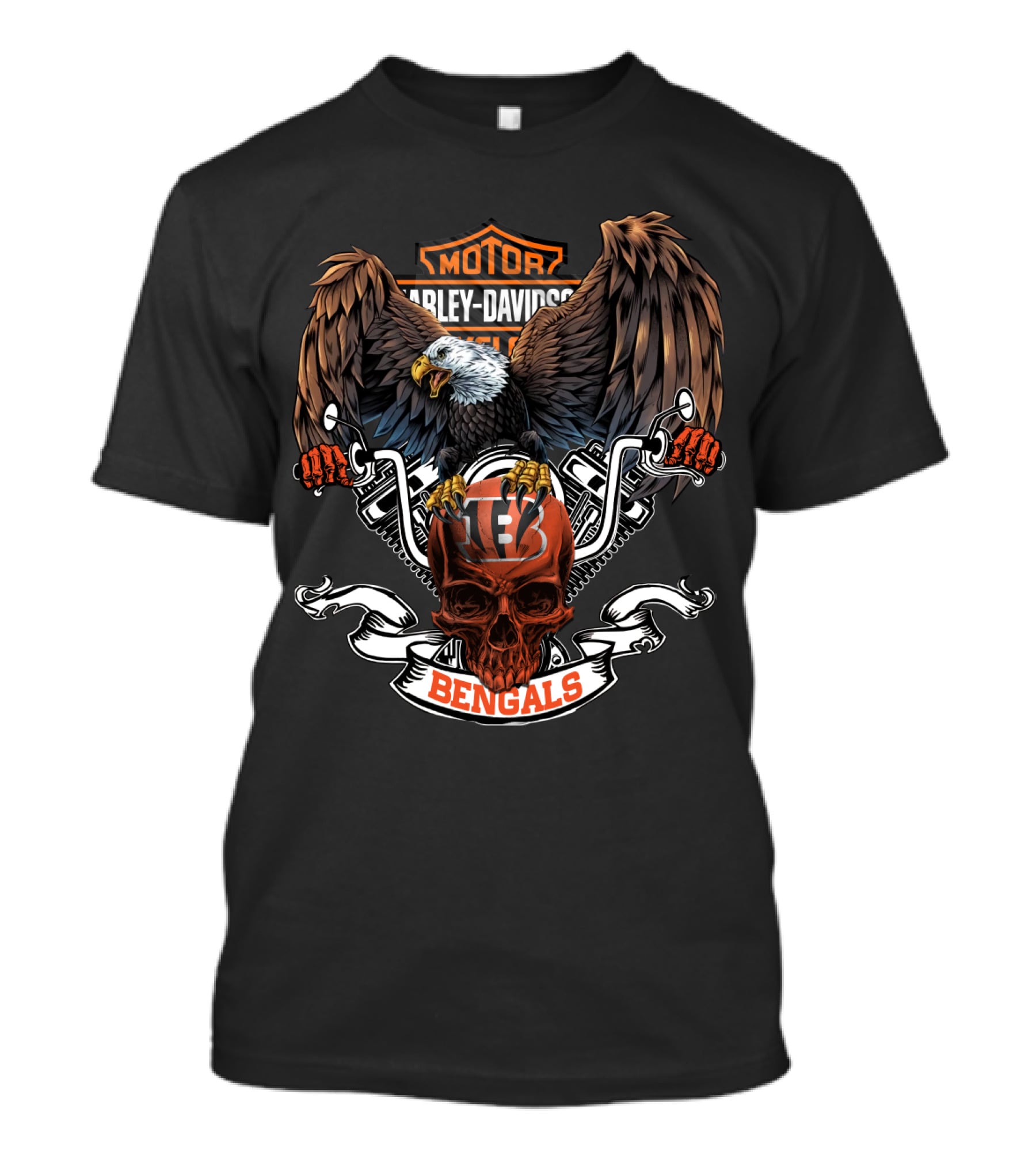 Harley Davidson Bengals Nfl Cincinnati T-Shirt