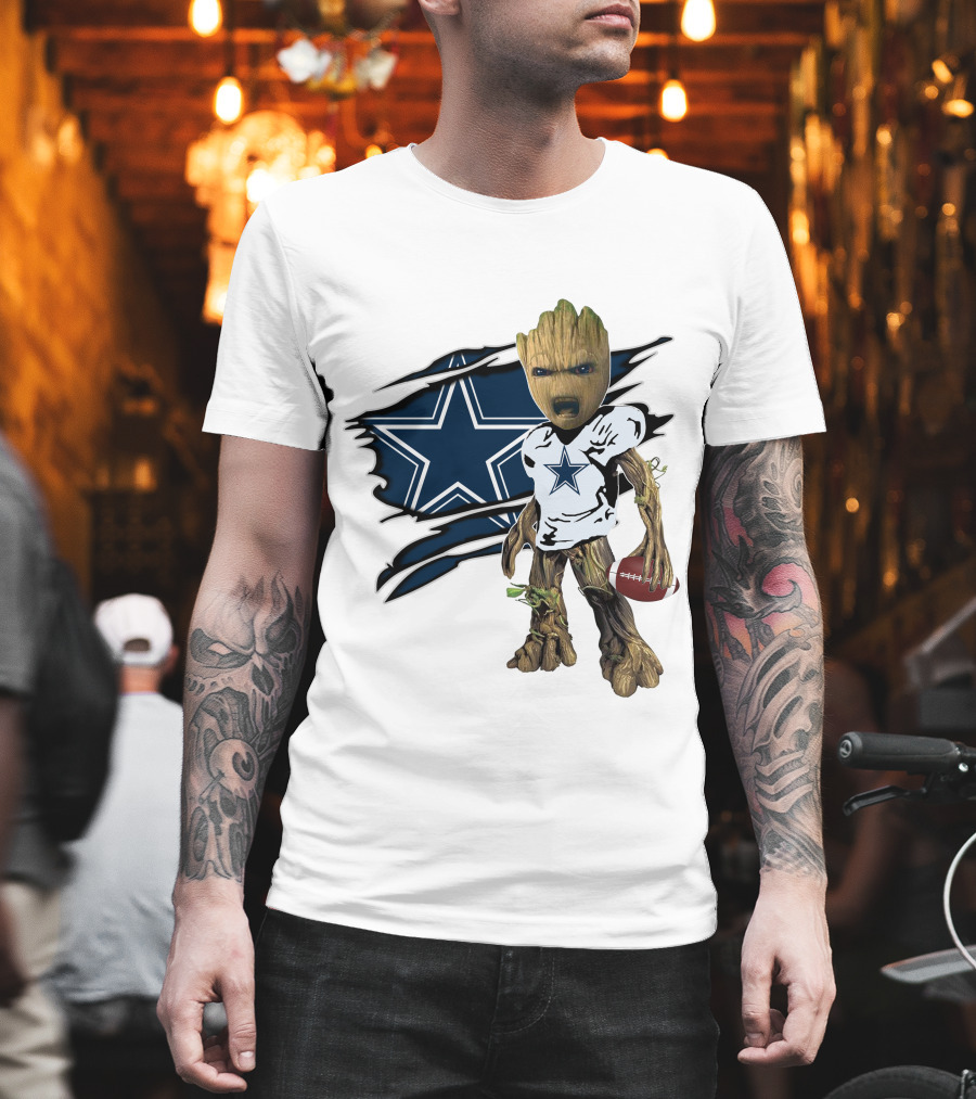 I AM Cowboys Fan's Football Character Star Team T-Shirt