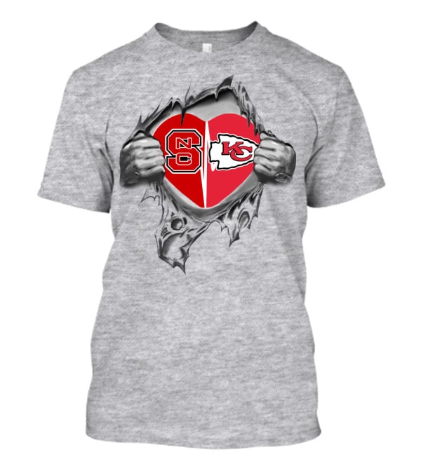 NC State Chiefs Heart T-Shirt