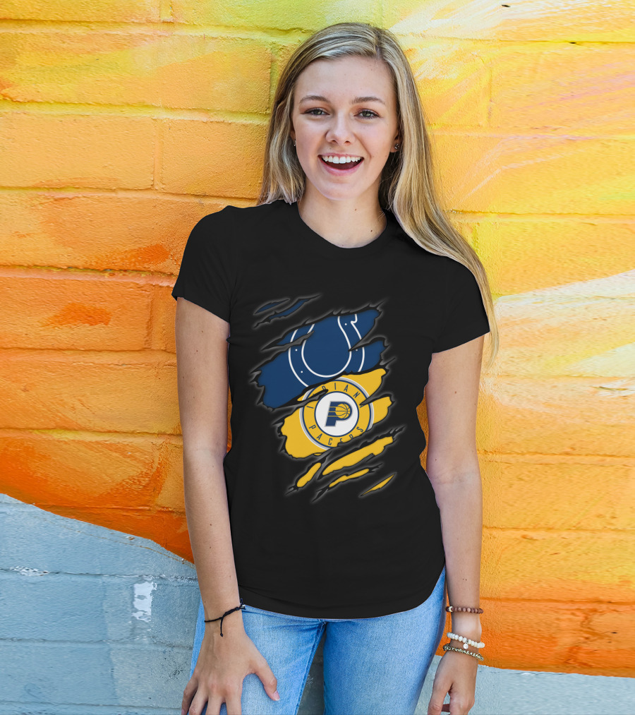 Indianapolis Colts Indiana Pacers Rip T-Shirt