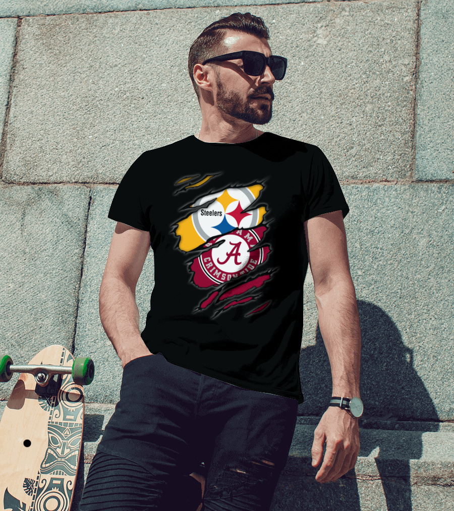 Steelers Crimson Tide Alabama T-Shirt