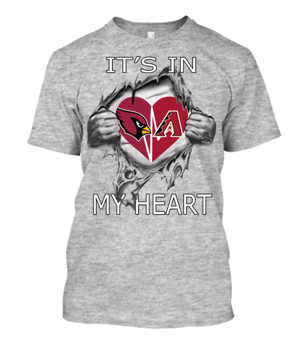 Cardinals Diamondbacks It's In My Heart T-Shirt