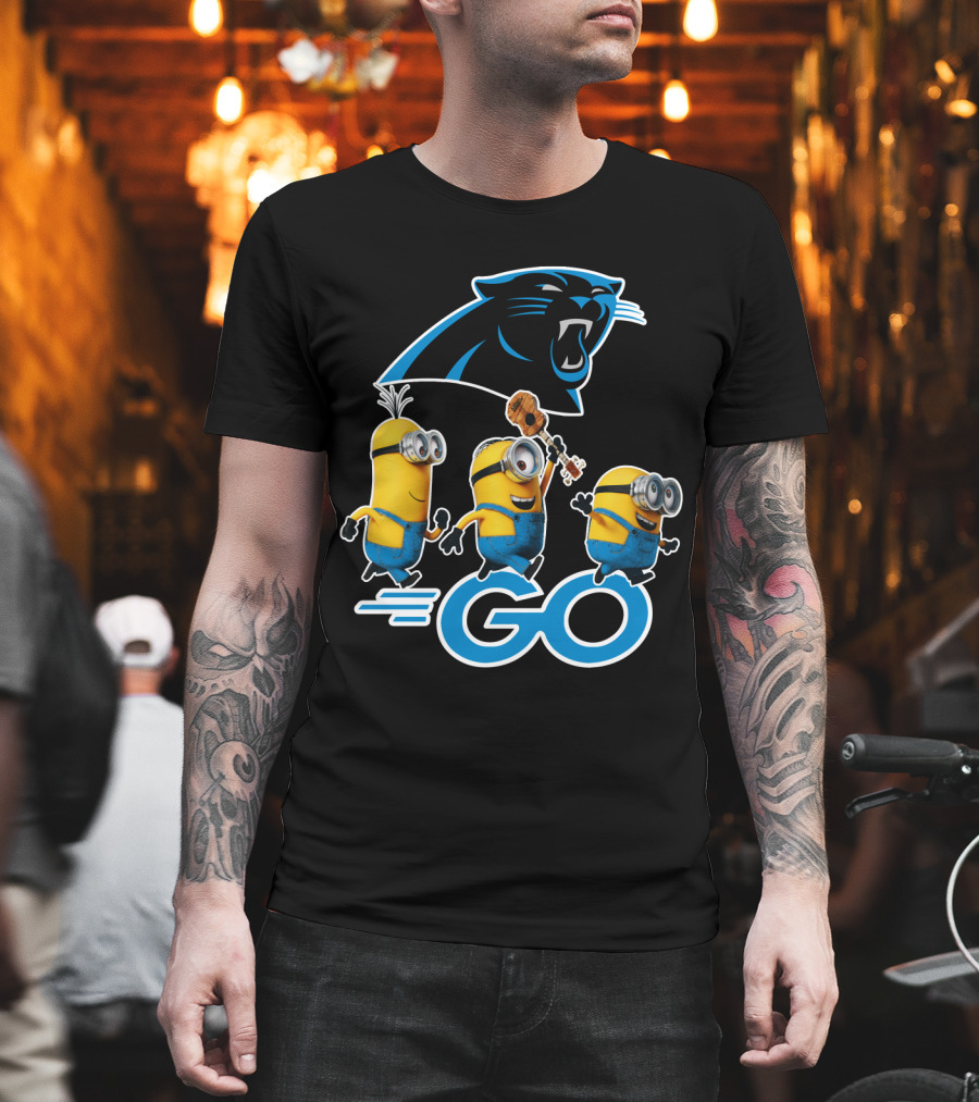 Panthers Go Minions NFL Fan Team Spirit T-Shirt
