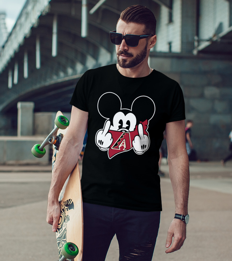 Diamondbacks Mickey Middle Finger T-Shirt
