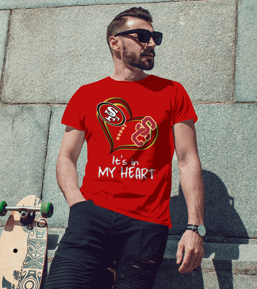 49ers Sc It's In My Heart T-Shirt