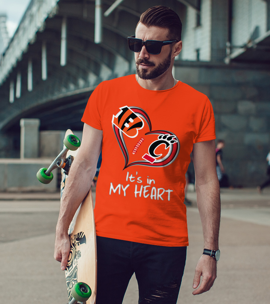 Bengals Bearcats It's In My Heart T-Shirt