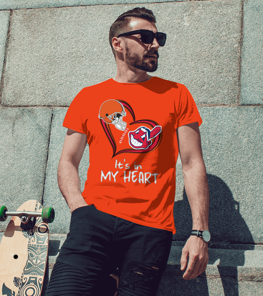 Browns Indians It's In My Heart T-Shirt