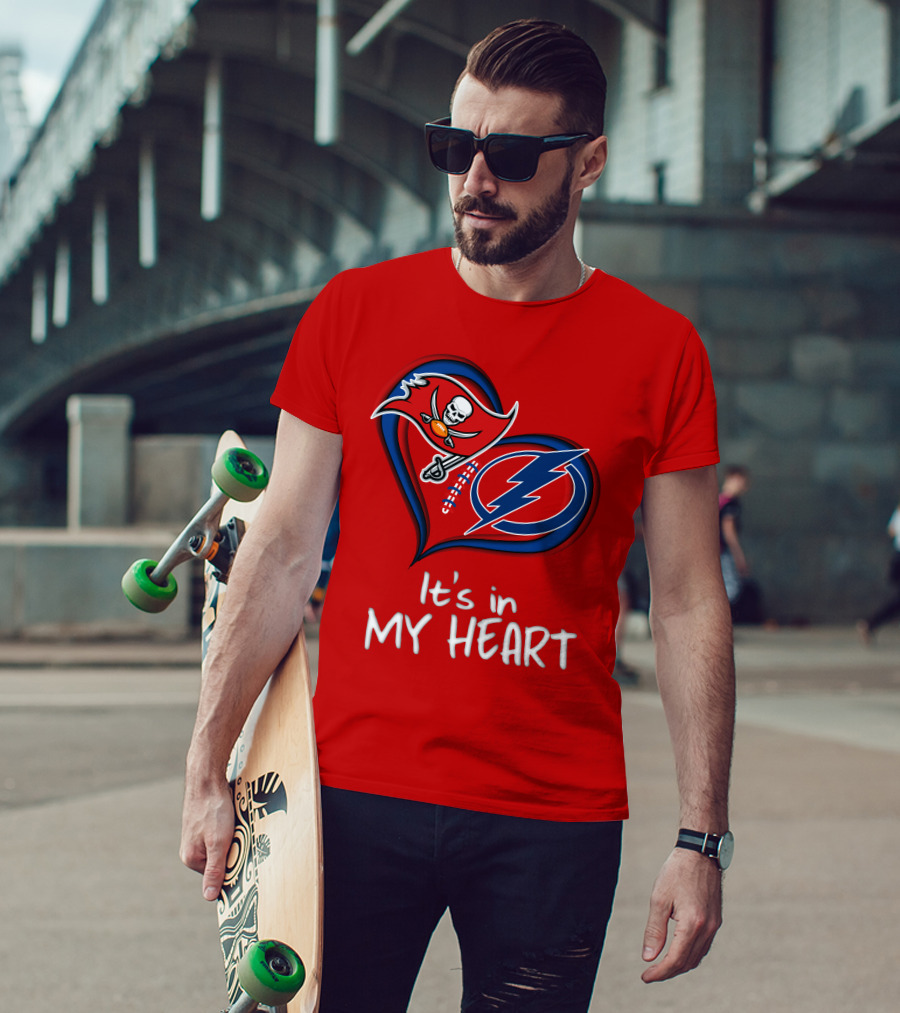 Buccaneers Lightning It's In My Heart T-Shirt