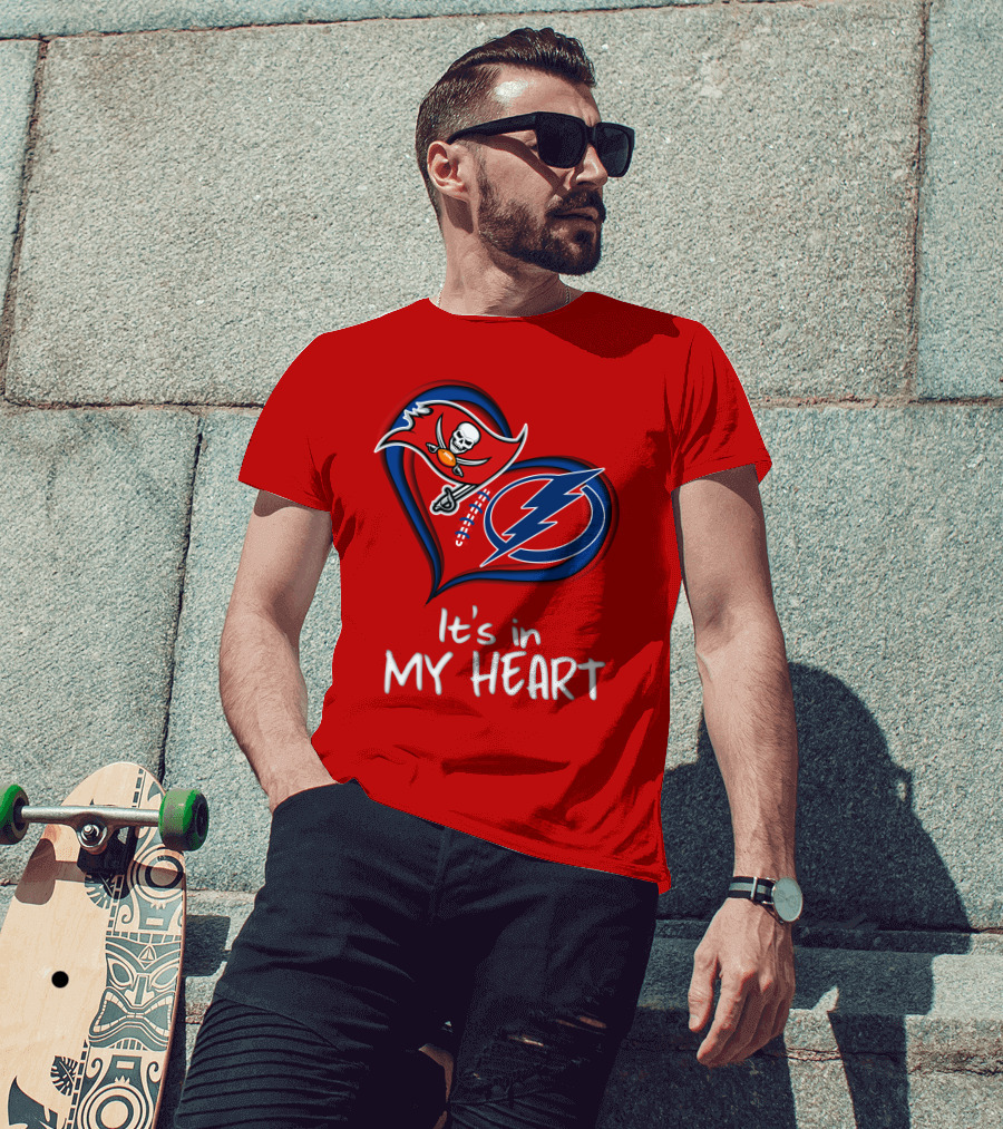 Buccaneers Lightning It's In My Heart T-Shirt