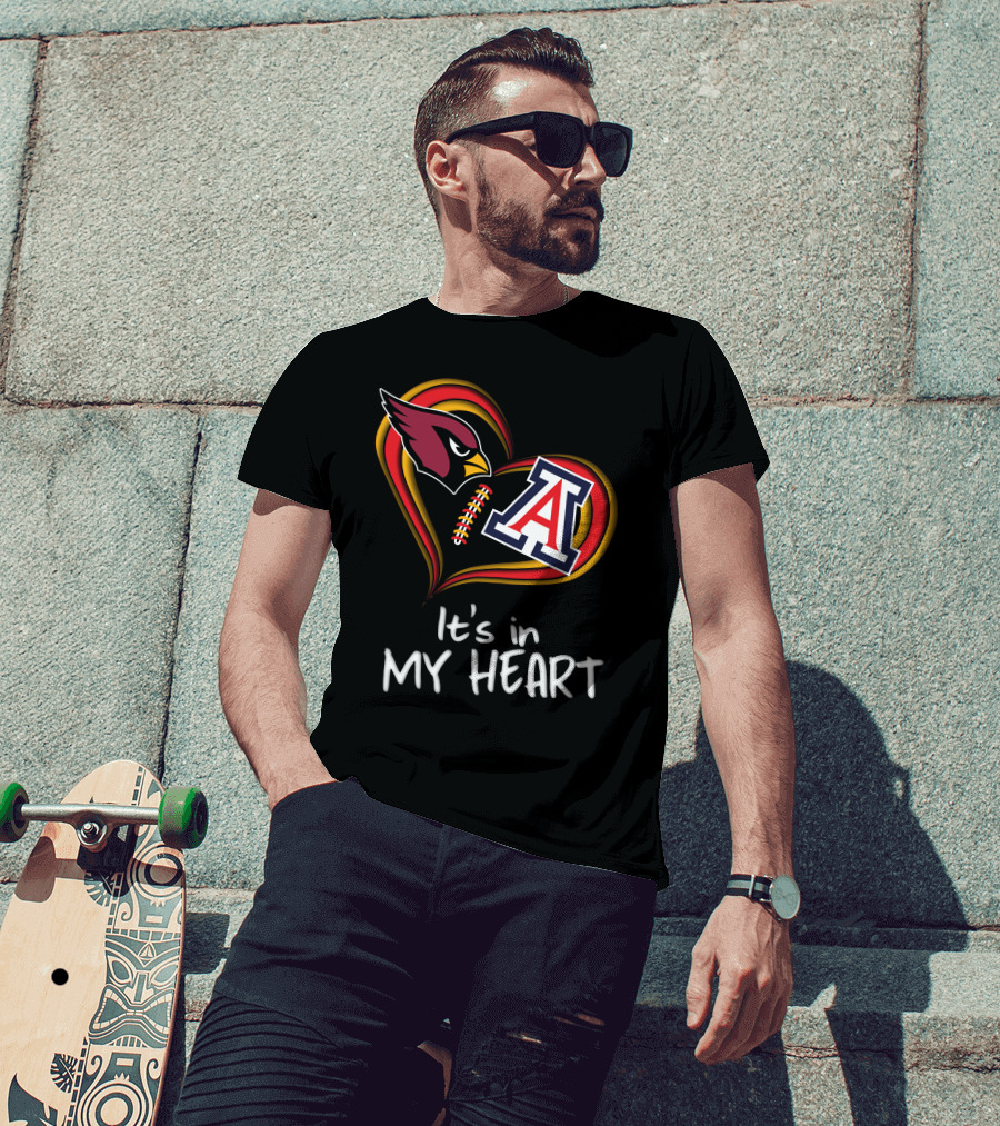 Cardinals Arizona A It's In My Heart T-Shirt