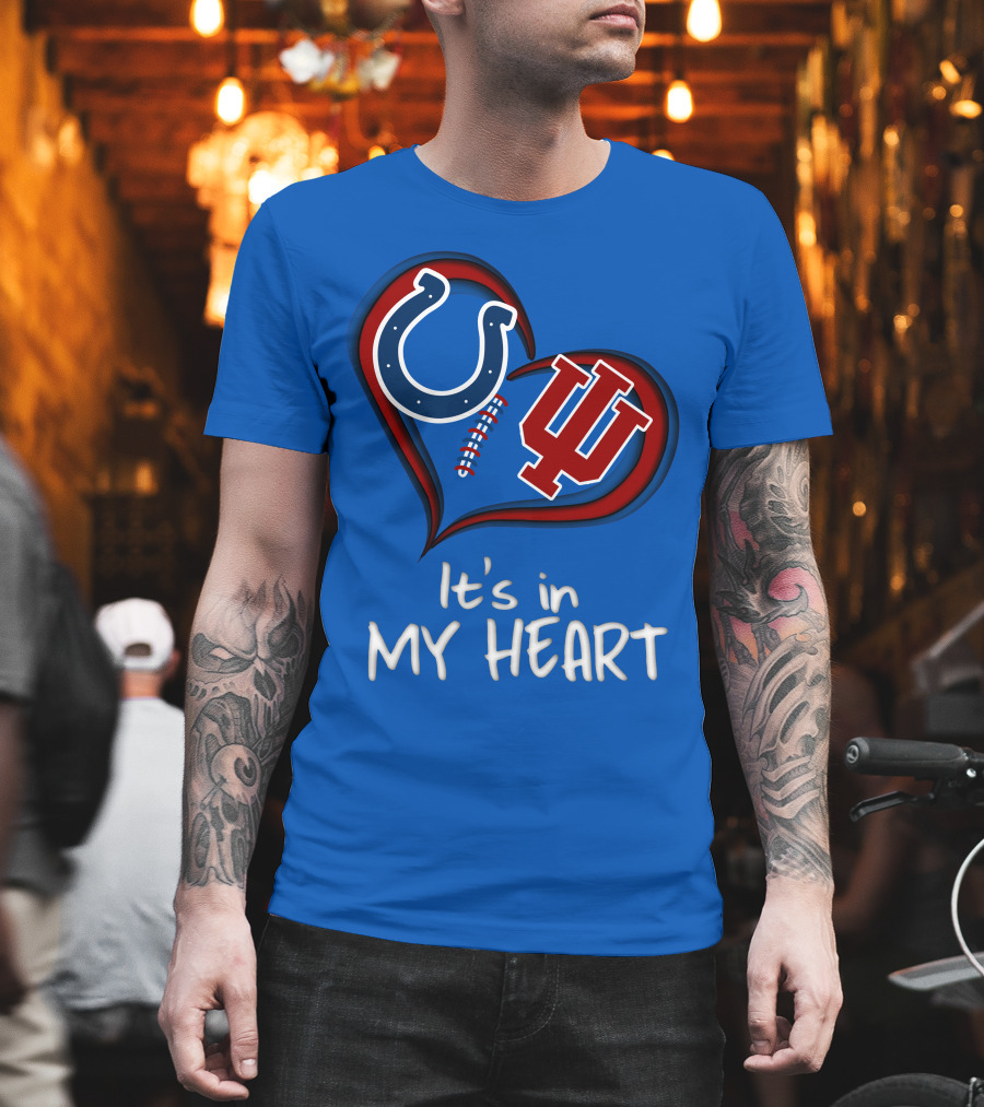 Colts Hoosiers It's In My Heart T-Shirt