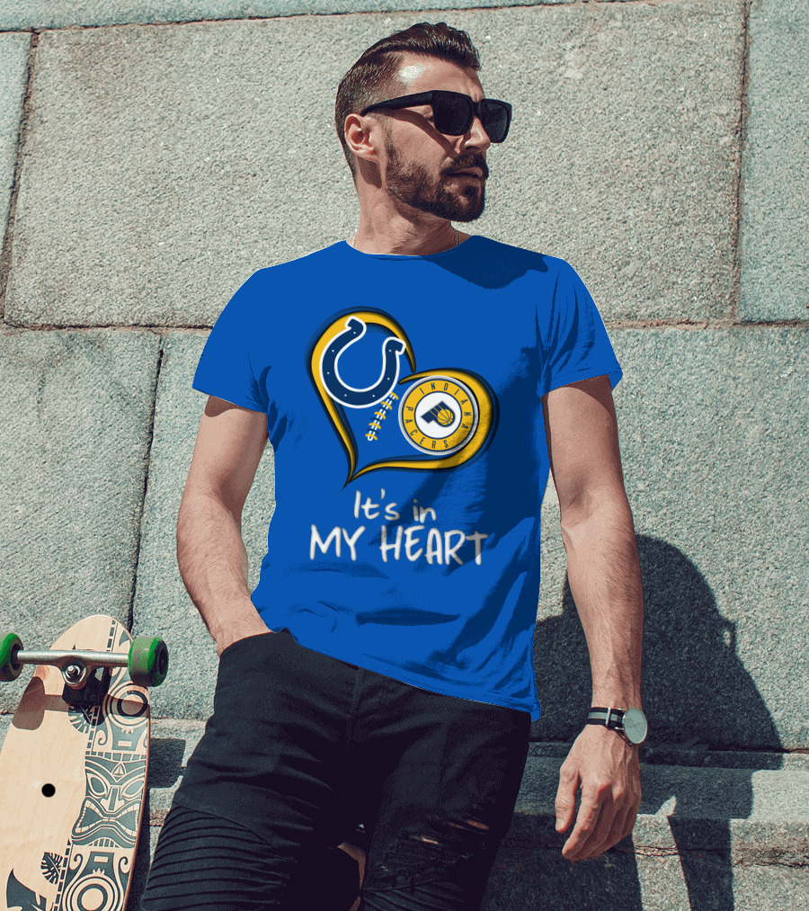Colts Pacers Indiana It's In My Heart T-Shirt