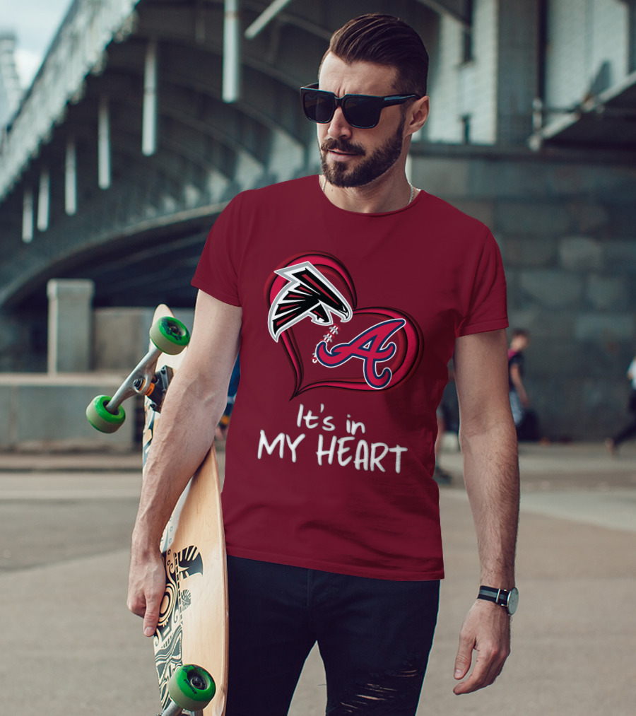 Falcons Braves It's In My Heart T-Shirt
