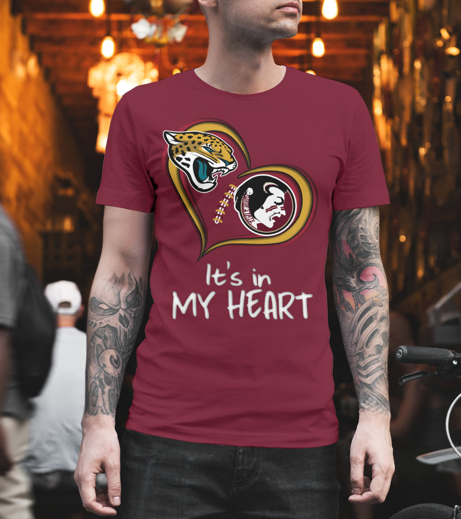 Jaguars Seminoles It's in My Heart T-Shirt