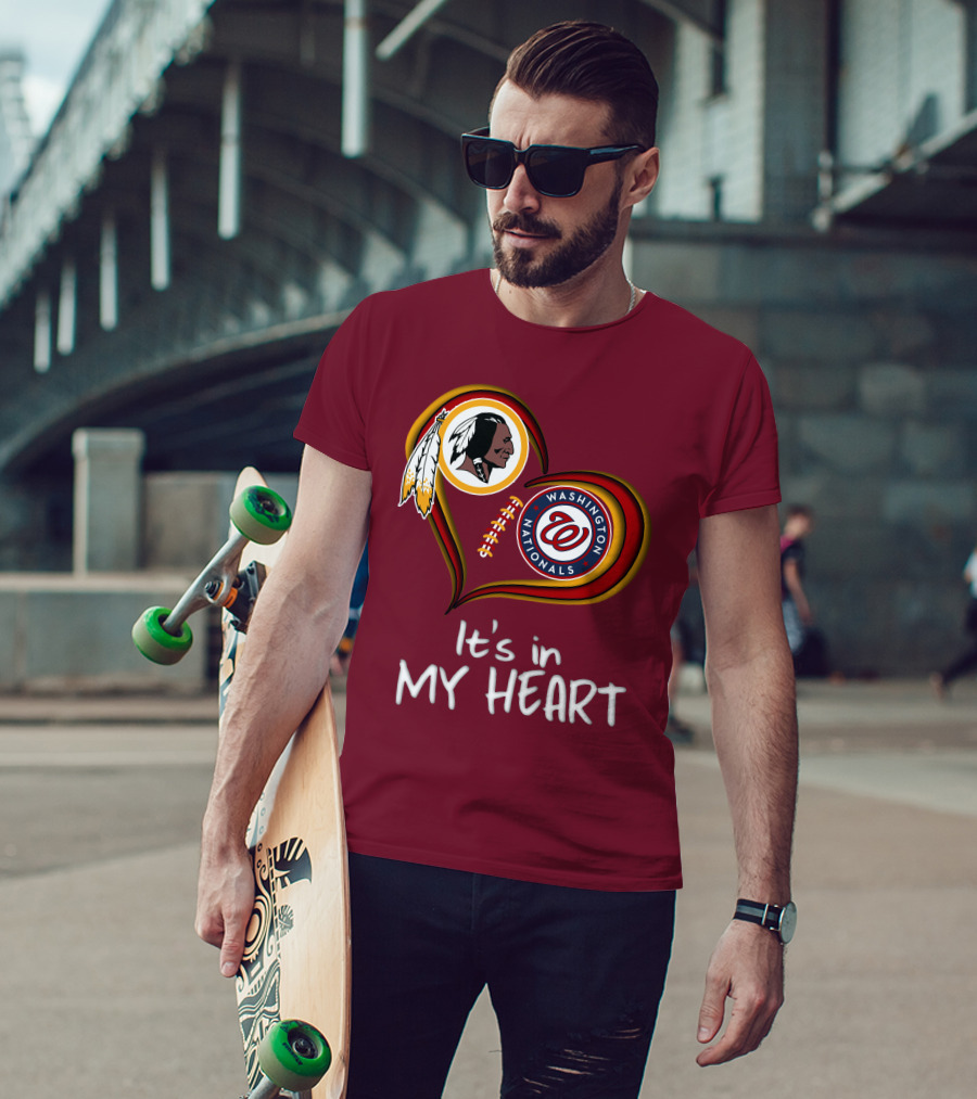 Washington Redskins Nationals It's In My Heart T-Shirt
