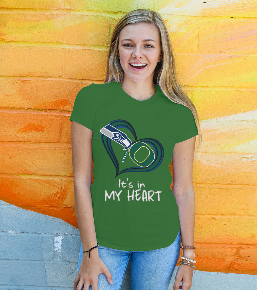 Seahawks Ducks It's In My Heart T-Shirt