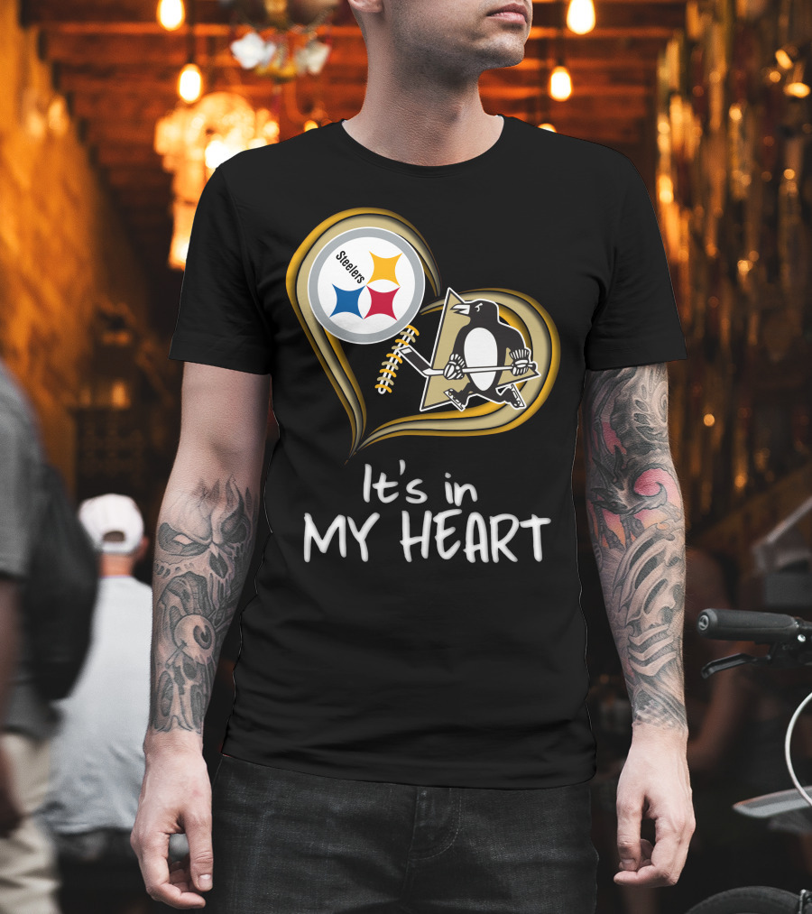 Steelers Penguins It's In My Heart T-Shirt