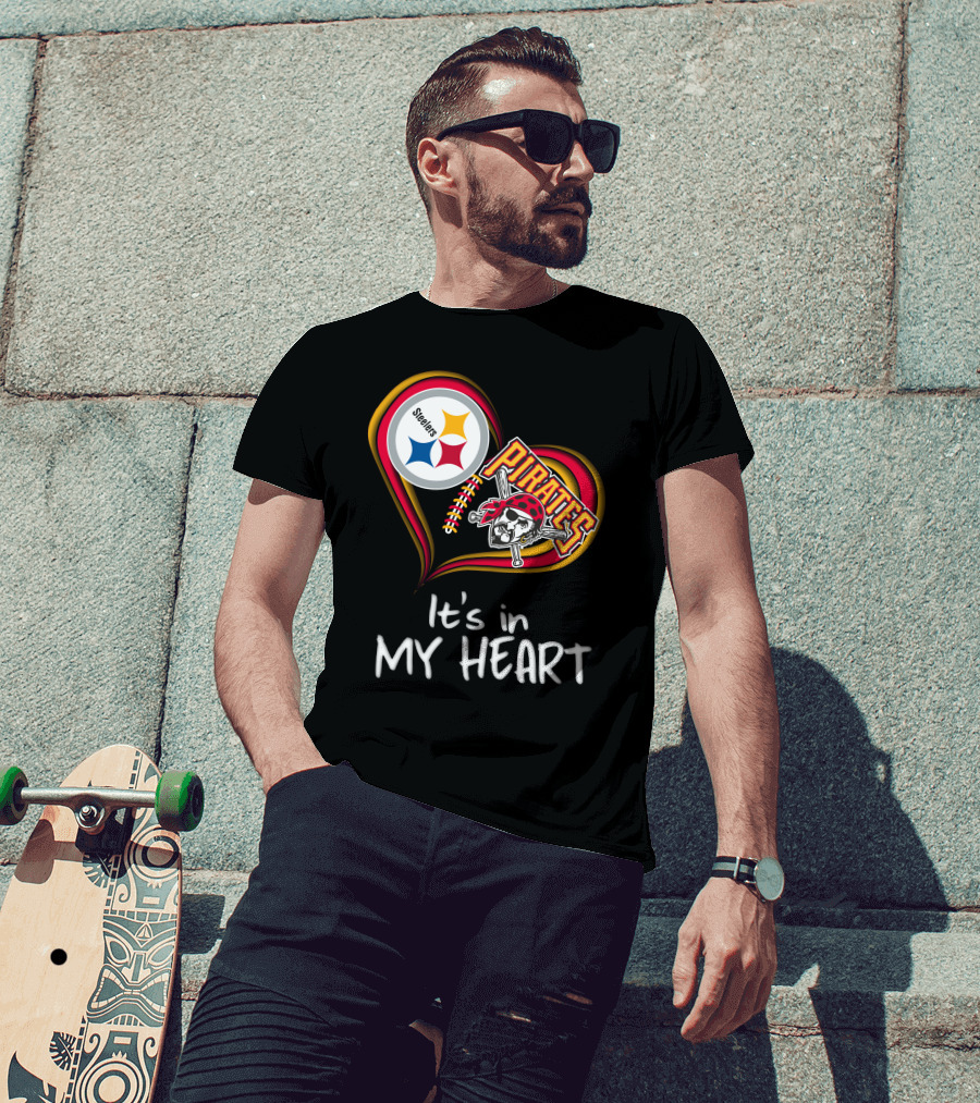 Steelers Pirates It's In My Heart T-Shirt