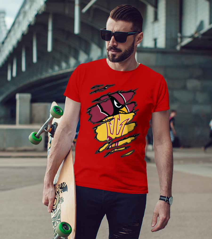 Arizona Cardinals State Sun Devils Fusion T-Shirt