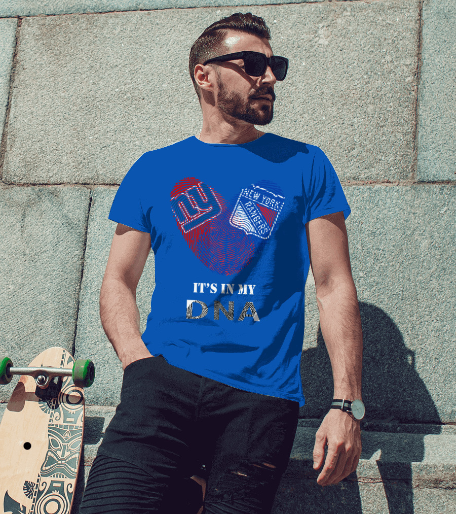 Giants New York Rangers It's In My Dna T-Shirt