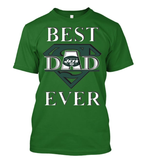 Best Dad Ever Jets Super Dad T-Shirt