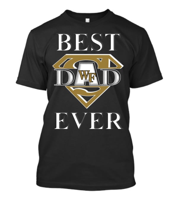 Wake Forest Demon Deacons WF Best Dad Ever Superman T-Shirt