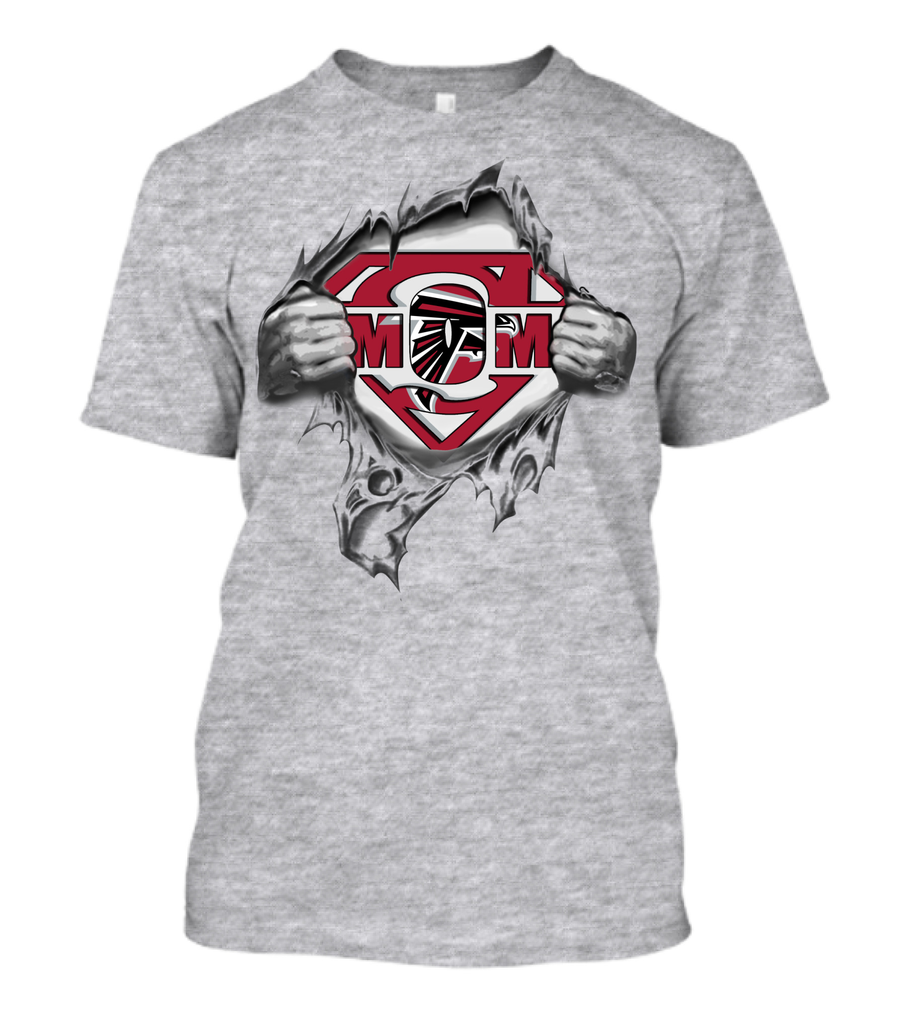 Falcons Superhero Logo With Superman T-Shirt