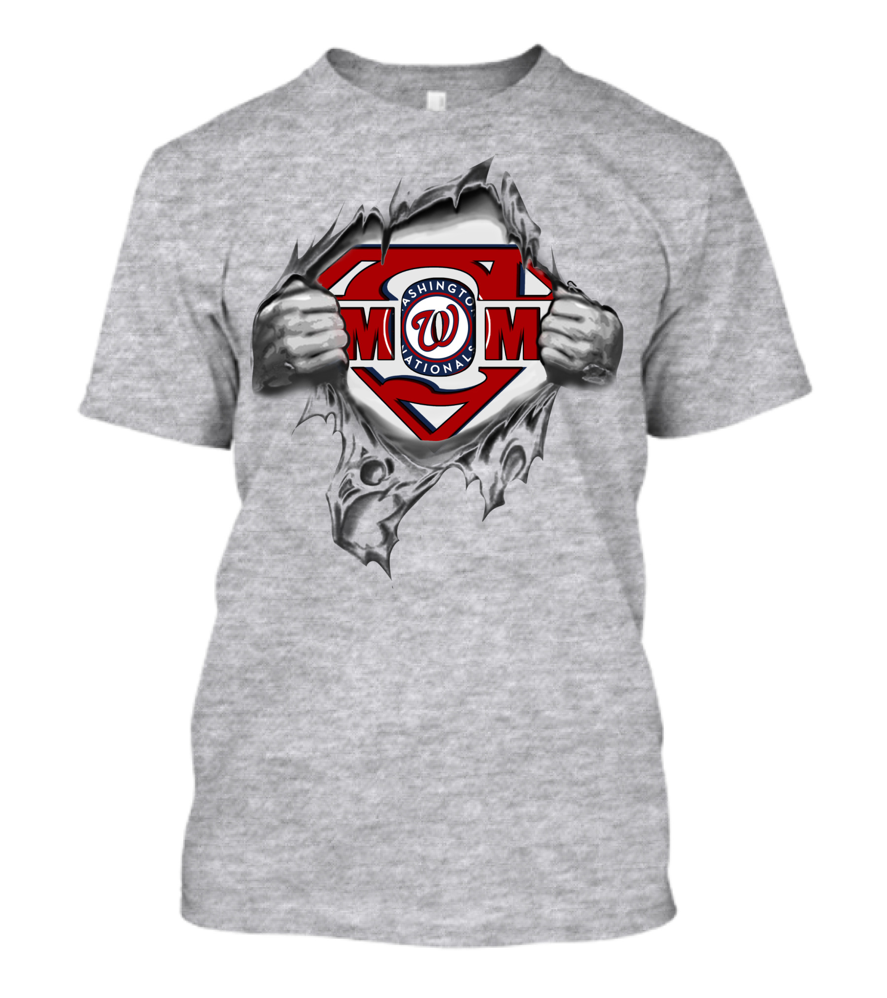 Washington Nationals Super Mom T-Shirt