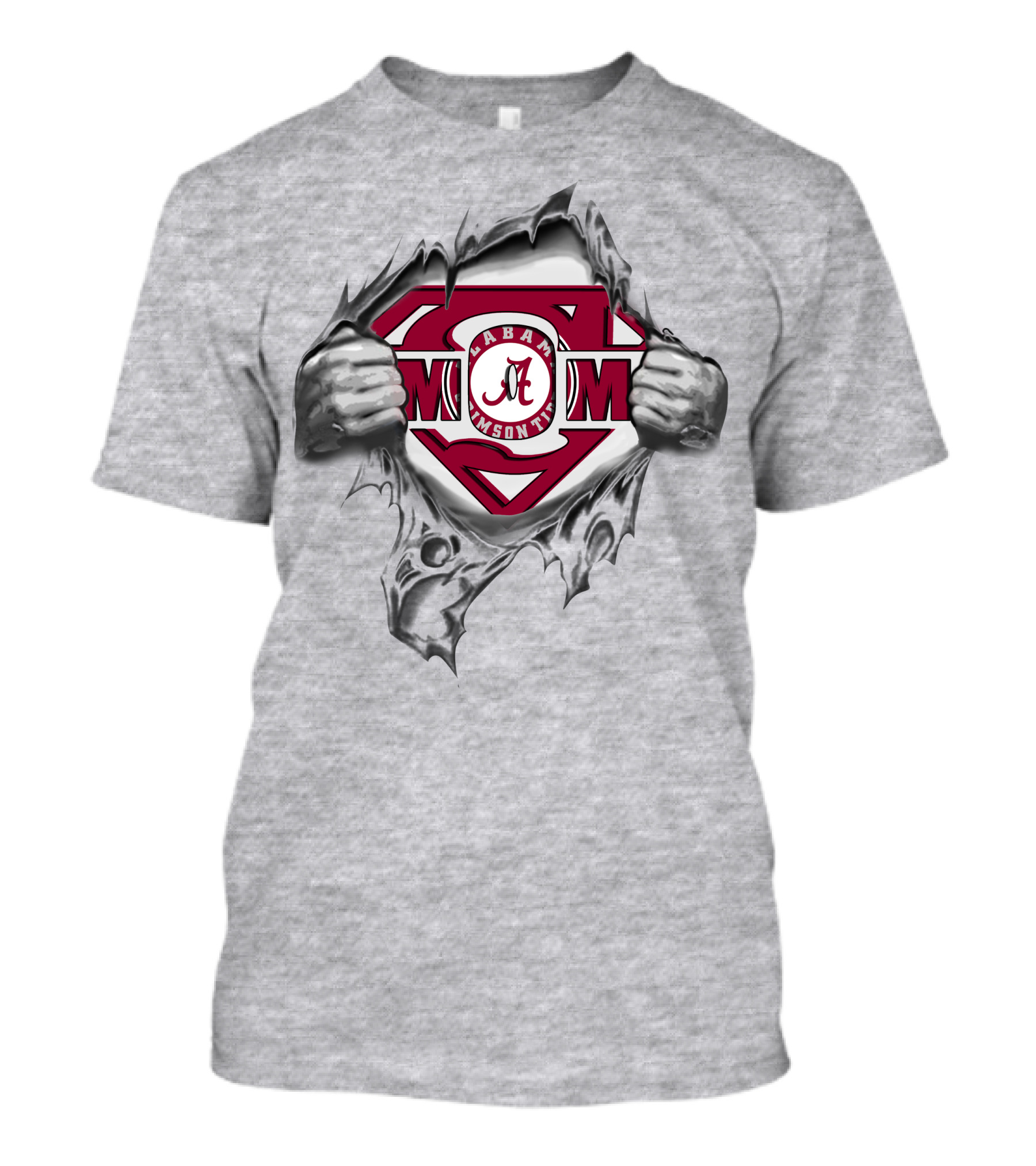 Alabama Crimson Tide Super Mom Emblem T-Shirt