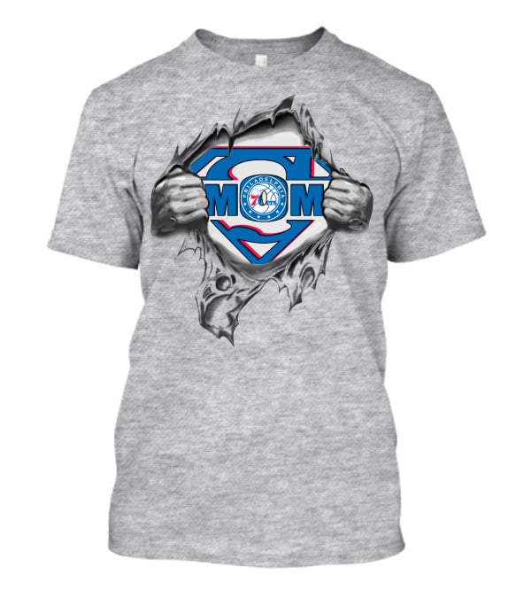Philadelphia 76ers Super Mom T-Shirt