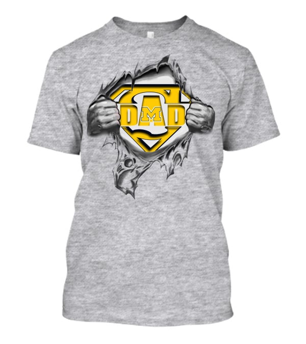 Michigan Wolverines Super Dad M T-Shirt