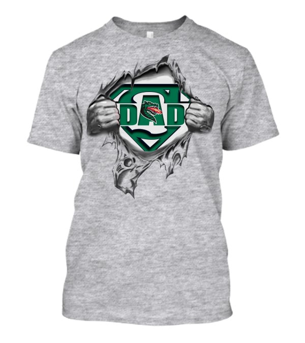 Uab Blazers Dad Logo With Shield Design And Dragon T-Shirt