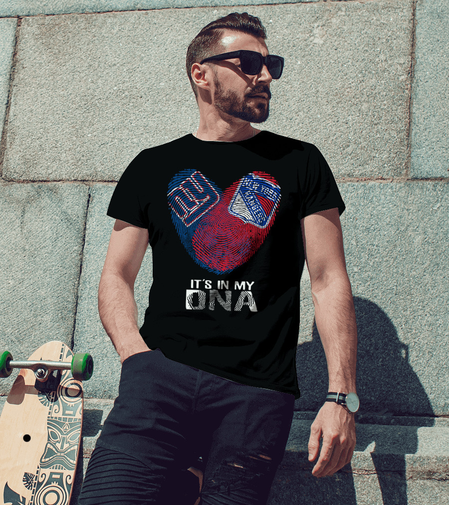 New York Giants Rangers It's In My Dna T-Shirt