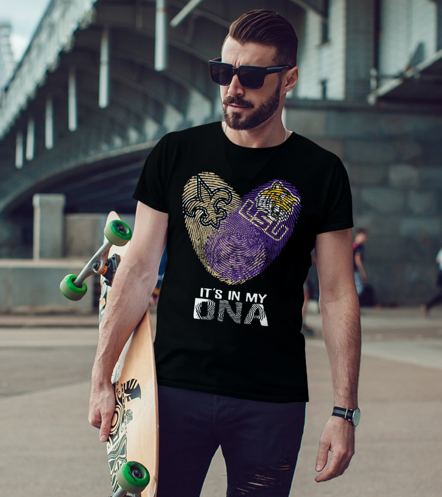 Saints LSU Tiger It's In My DNA T-Shirt