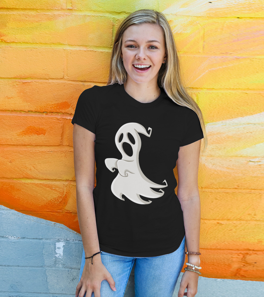 Halloween Party Funny Drinking Let's Get Sheet Faced Ghost T-Shirt