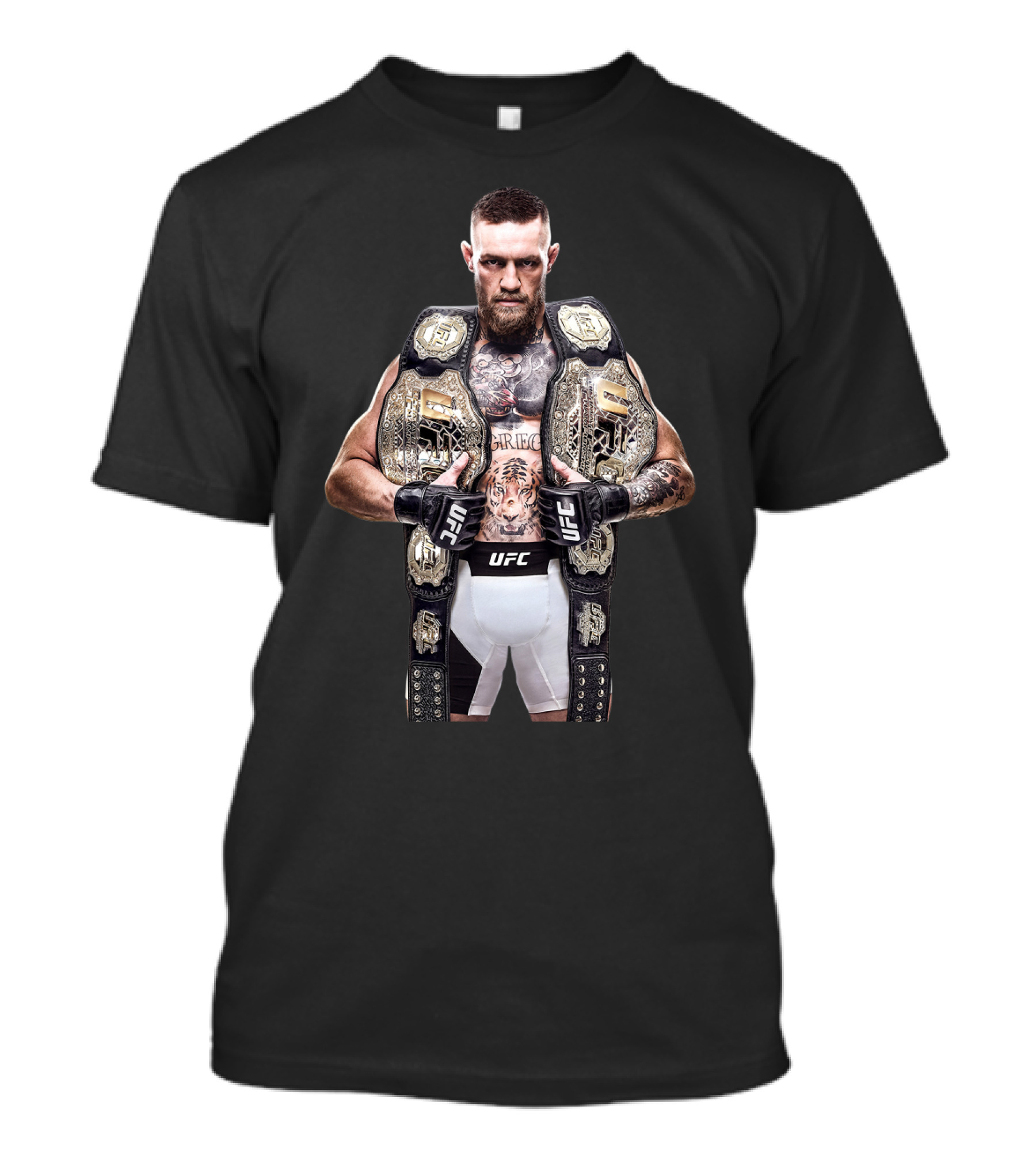 Conor McGregor Double UFC Champion EA Sports UFC 3 Cover UFC 196 Victory T-Shirt