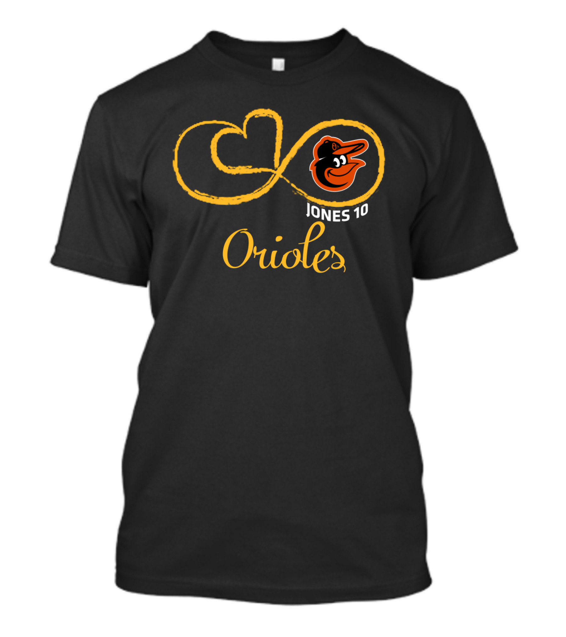 Orioles Jones 10 Infinity Baltimore Orioles T-Shirt