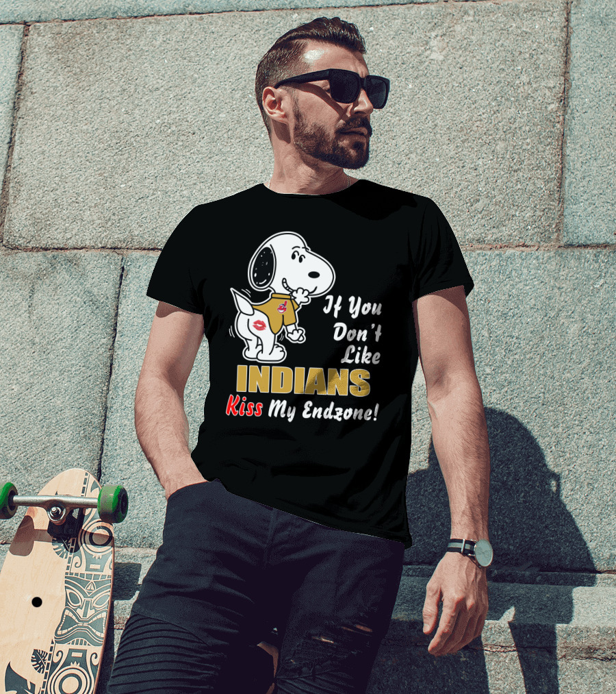 If You Don't Like Indians Kiss My Endzone T-Shirt