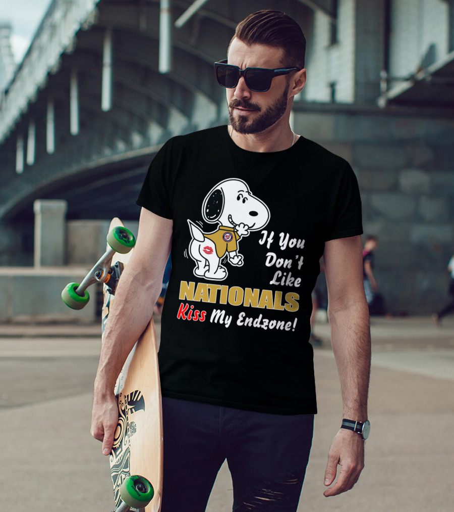 If You Don't Like Nationals Kiss My Endzone T-Shirt